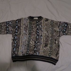 VTG Jacques Journee CoogiStyle 3D Textured Sweater